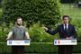 Emmanuel Macron og Zelenskyj