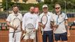 fire tennisspillere poserer