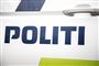 politibil tæt på