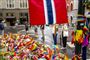 Blomsterhav ved gerningssted
