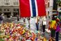 Blomsterhav ved gerningssted