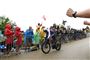 En cykelrytter knokler derudaf