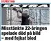 forside på nyhedsmedie