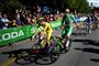 cykelryttere i spurt