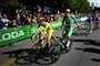 cykelryttere i spurt