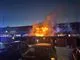 rækkehus i brand