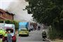 voldsom røg fra brand i villa