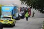 voldsom røg fra brand i villa