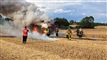 mejetærsker i brand