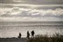 folk på stranden