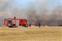 Brandbil ved markbrand