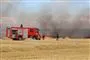 Brandbil ved markbrand