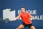 tennisspiller i aktion