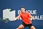 tennisspiller i aktion
