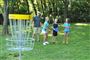 Familie der spiller disc golf