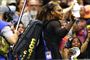 I første runde ved US Open slog amerikanske Serena Williams Danka Kovinic fra Montenegro med cifrene 6-3, 6-3.