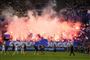 Under FC Københavns Champions League-kamp tirsdag aften ude mod Borussia Dortmund blev der antændt masser af romerlys på FCK-tribunen.