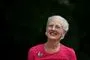 Dronning Margrethe smiler 
