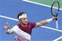 tennisspiller laver fagter