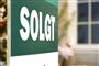 skilt med 'solgt' på