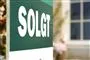 skilt med 'solgt' på
