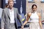 Prins Harry og hustruen, hertuginde Meghan, 