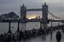 Lang kø i London