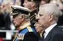 Kong Charles, prinsesse Anne og prins Andrew