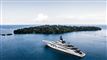En kæmpe yacht 