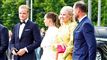 Marius Borg Høiborg sammen med sin mor, kronprinsen og sin lillesøster prinsesse Ingrid Alexandra.