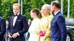 Marius Borg Høiborg sammen med sin mor, kronprinsen og sin lillesøster prinsesse Ingrid Alexandra.
