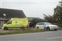 politi og ambulance på stedet