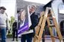 Lars Løkke Rasmussen med en af sine valgplakater