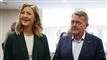 Sofie Carsten Nielsen og Lars Løkke Rasmussen ved siden af hinanden.