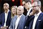 Søren Pape blandt andre partiledere