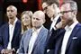 Søren Pape blandt andre partiledere