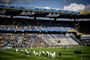 fyldt tribune på Brøndby Stadion