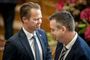 Jeppe Kofod ved valgfesten tirsdag aften