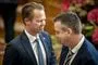 Jeppe Kofod ved valgfesten tirsdag aften