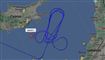 flyrute over middelhavet ligner penis