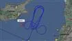 flyrute over middelhavet ligner penis