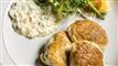 billede af tre fiskefrikadeller