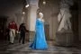 dronning margrethe klædt i blåt