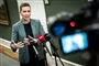 Mette Frederiksen fra Socialdemokratiet møder pressen efter regeringsforhandlinger i Statsministeriet på Christiansborg.