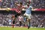 Dule mellem Brentford- og Manchester City-spiller