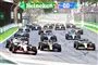 F1-biler på en bane