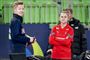 Cheftræner Jesper Jensen og Kaja Kamp