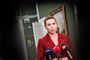 Fungerende statsminister Mette Frederiksen (S) forsøger som kongelig undersøger at strikke en ny regering sammen efter valget 1. november. Her taler hun med pressen tidligere på ugen.
