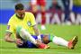 Neymar blev skiftet ud i slutningen af kampen mod Serbien og humpede efter kampen tilbage til omklædningsrummet.