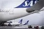 SAS-fly i lufthavnen